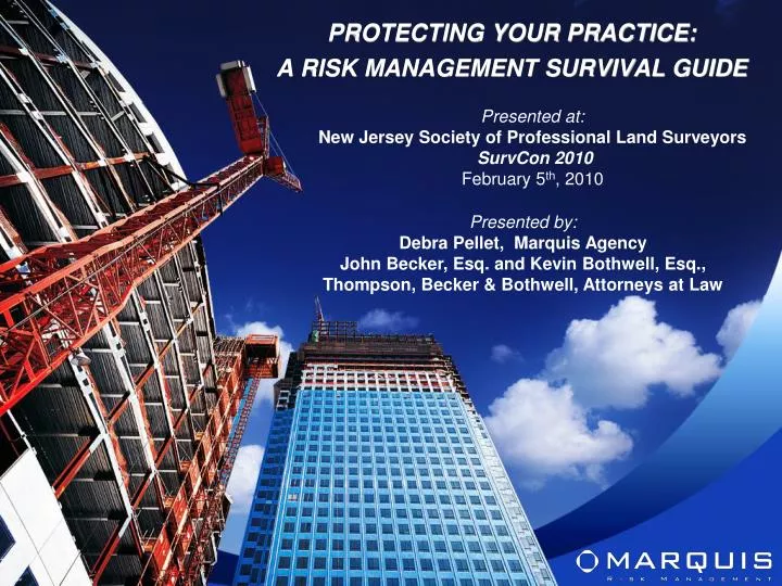 presented at new jersey society of professional land surveyors survcon 2010 february 5 th 2010