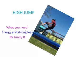 HIGH JUMP
