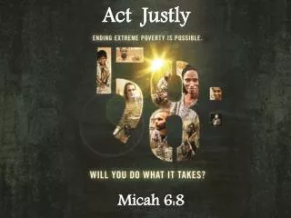 Act Justly