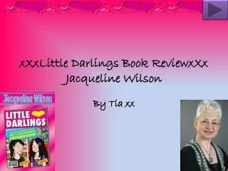 xXxLittle Darlings Book ReviewxXx Jacqueline Wilson