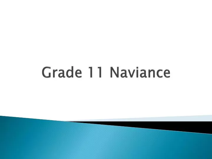 grade 11 naviance