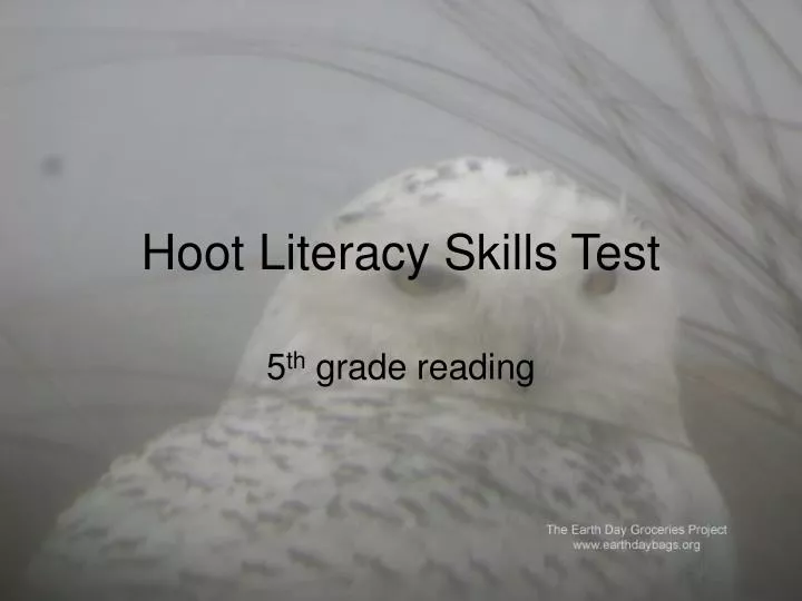 hoot literacy skills test