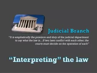 judicial branch