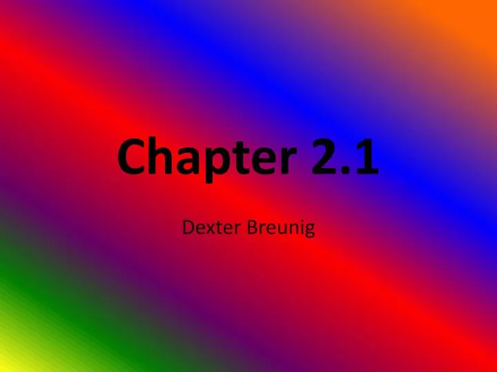 chapter 2 1