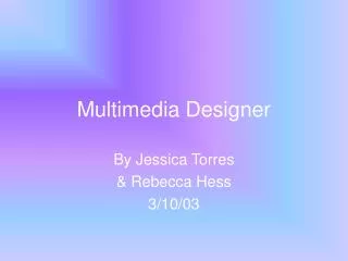 Multimedia Designer