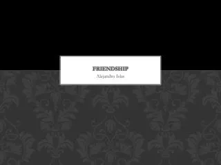 friendship