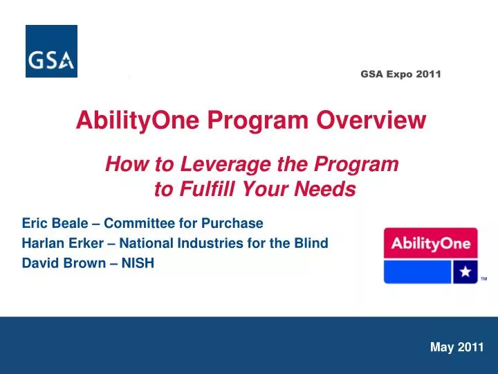 abilityone program overview how to leverage the program to fulfill your needs