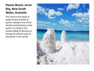 Hyams Beach, Jervis Bay, New South Wales, Australia