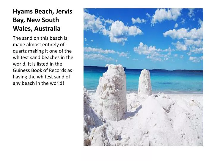 hyams beach jervis bay new south wales australia