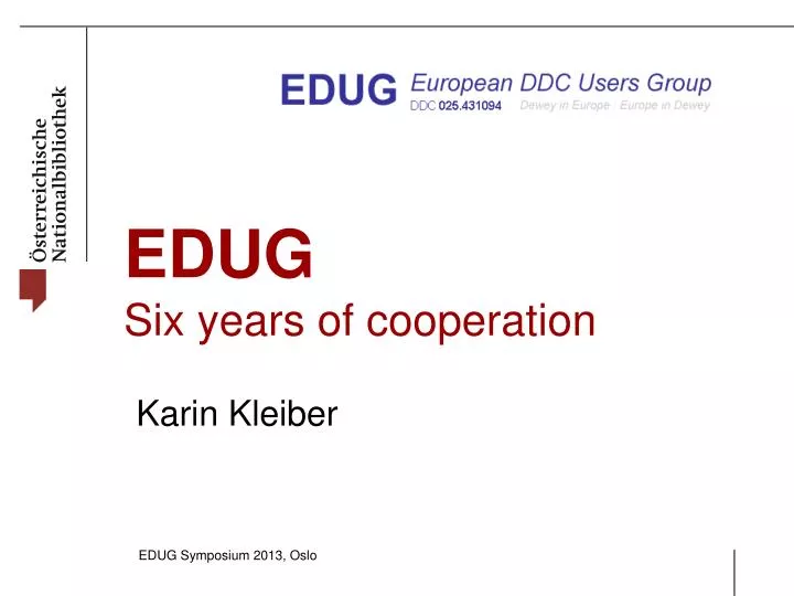 edug six years of cooperation