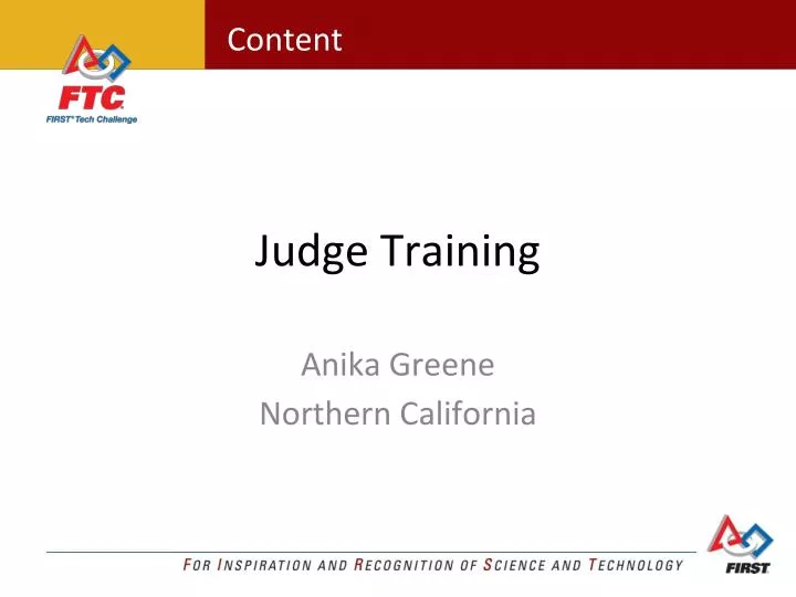 judge training
