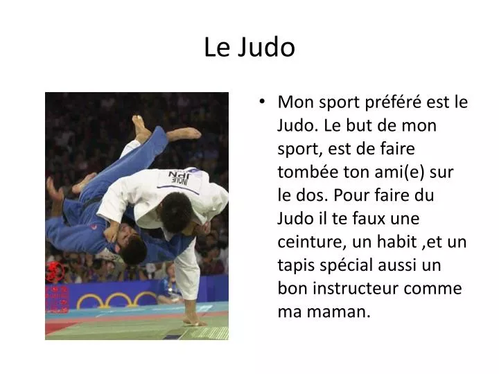le judo