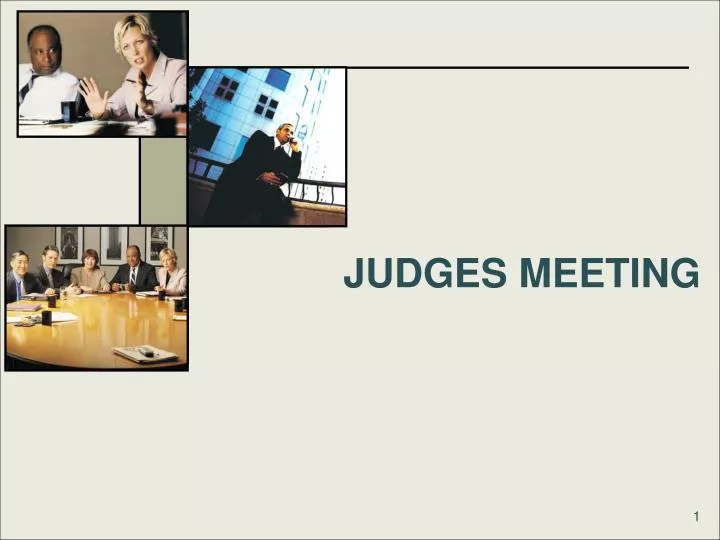 judges meeting