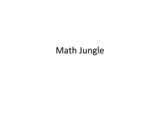 Math Jungle