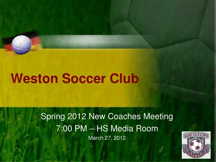 weston soccer club