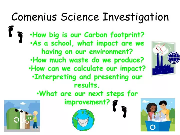 comenius science investigation
