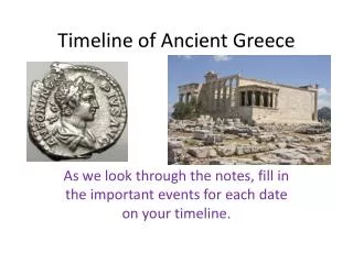 Timeline of Ancient Greece