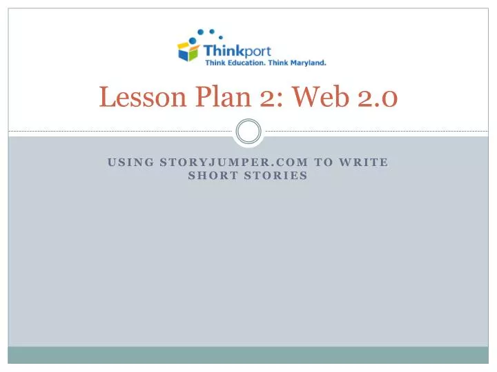 lesson plan 2 web 2 0