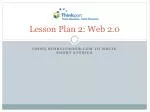 Lesson Plan 2: Web 2.0