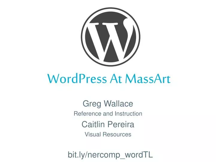 wordpress at massart