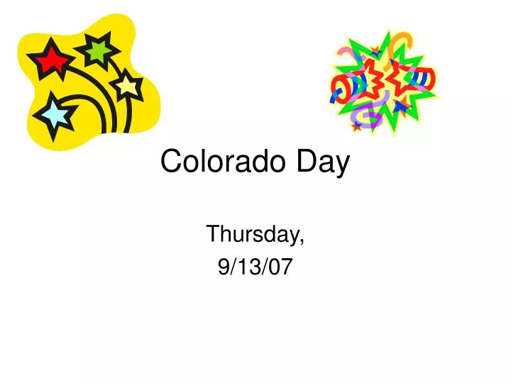 colorado day