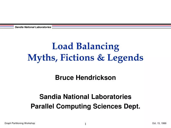 load balancing myths fictions legends