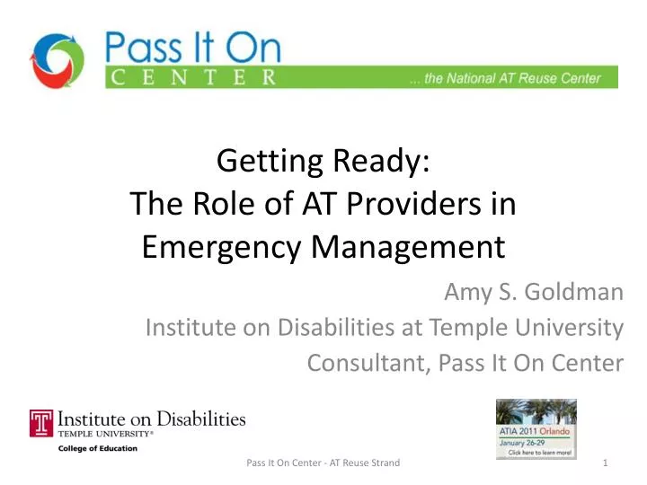 getting ready the role of at providers in emergency management