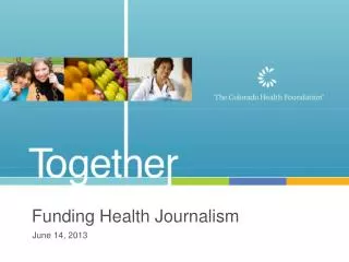 Funding Health Journalism