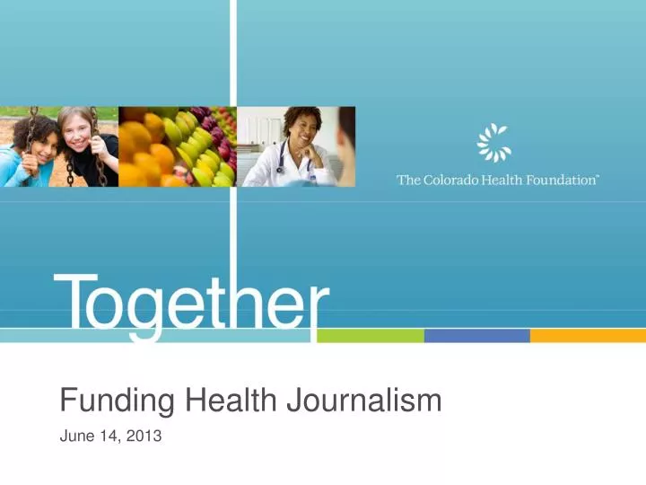 funding health journalism