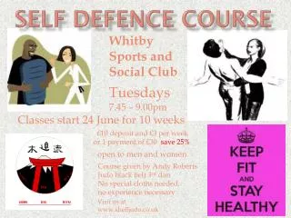 Self Defence course