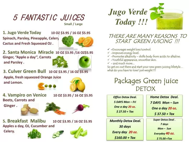 jugo verde today