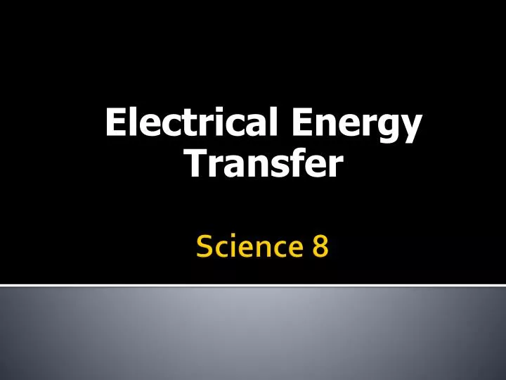 electrical energy transfer