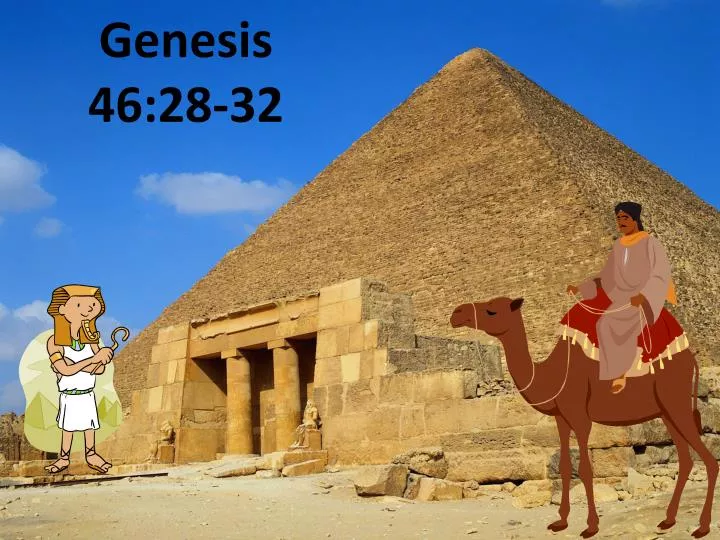 genesis 46 28 32