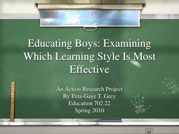 educating boys examining which learning style is most effective