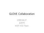 GLOVE Collaboration - slide 1