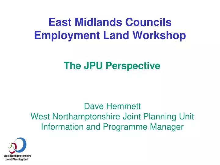 east midlands councils employment land workshop