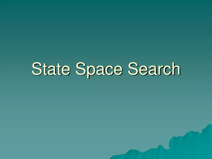 state space search