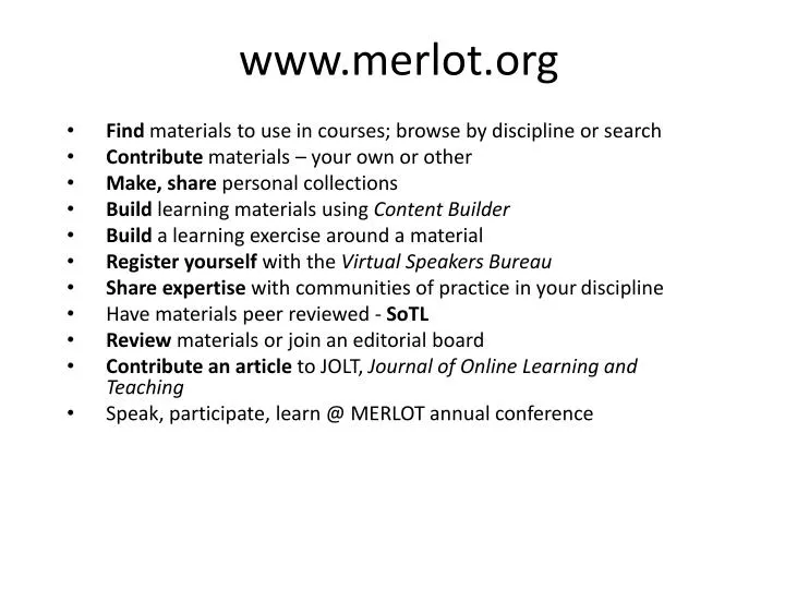 www merlot org