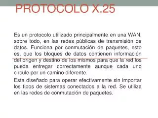 protocolo x 25