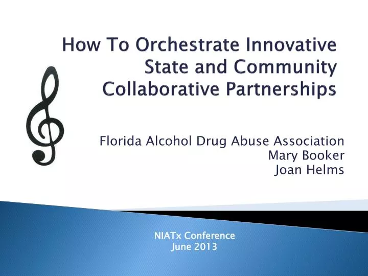 how to orchestrate innovative state and community collaborative partnerships
