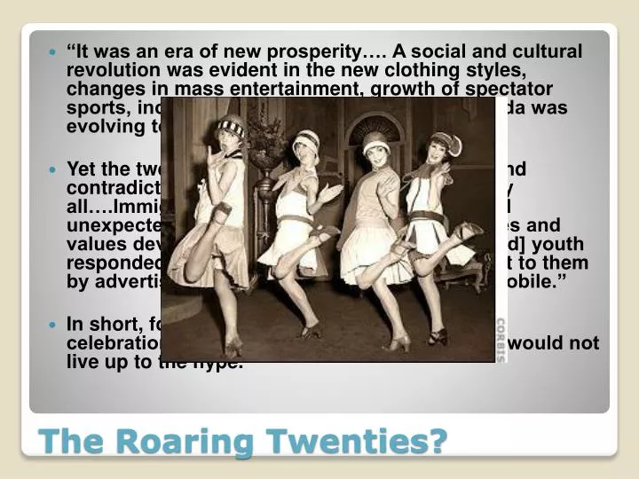 the roaring twenties