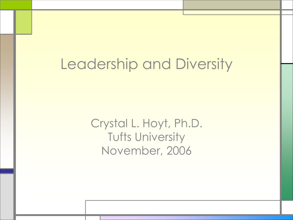 PPT - Leadership and Diversity PowerPoint Presentation, free download ...