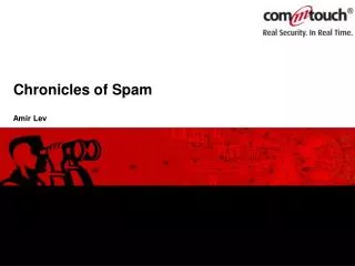 Chronicles of Spam
