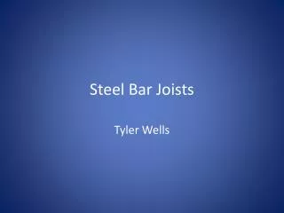 Steel Bar Joists