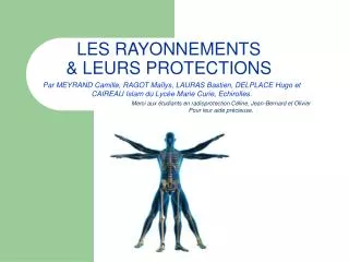 les rayonnements leurs protections
