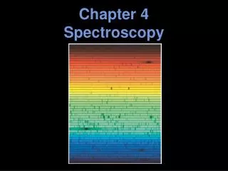 Chapter 4 Spectroscopy