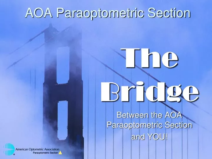 aoa paraoptometric section