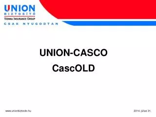 union casco cascold