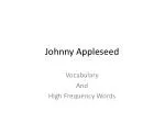 Johnny Appleseed - slide 1