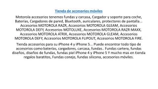 cuales son los accesorios moviles